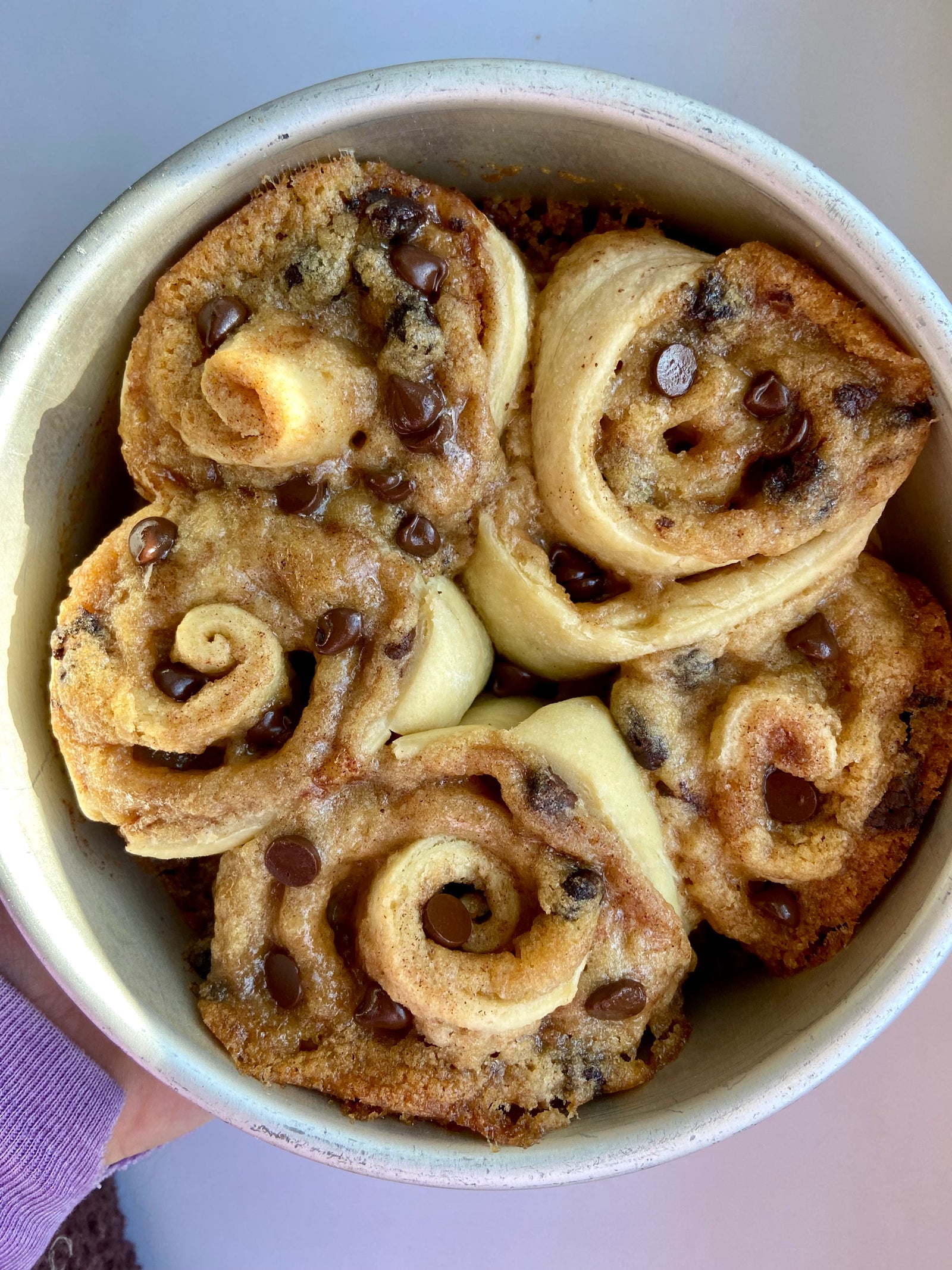 EASY Cookie Dough Cinnamon Rolls