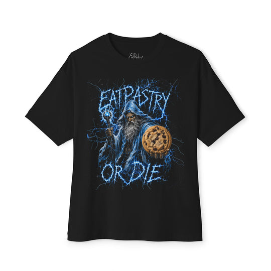 EatPastry or Die Wizard Boxy tee