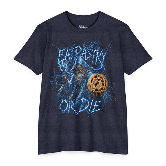 EatPastry Wizard Cookie Shirt | Dark Fantasy Metal Tee | Vegan Dessert Lover Gift | EATPASTRY OR DIE Graphic T-Shirt