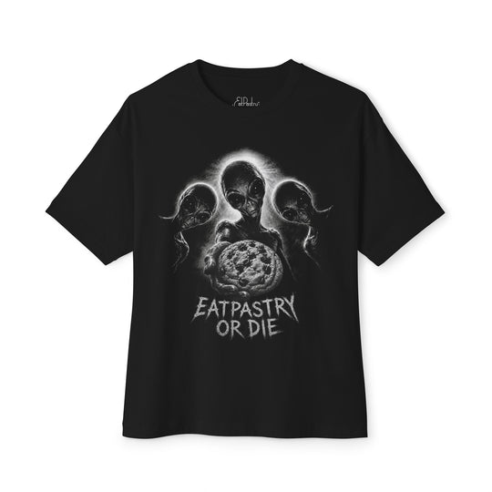 EatPastry or Die Alien Boxy tee