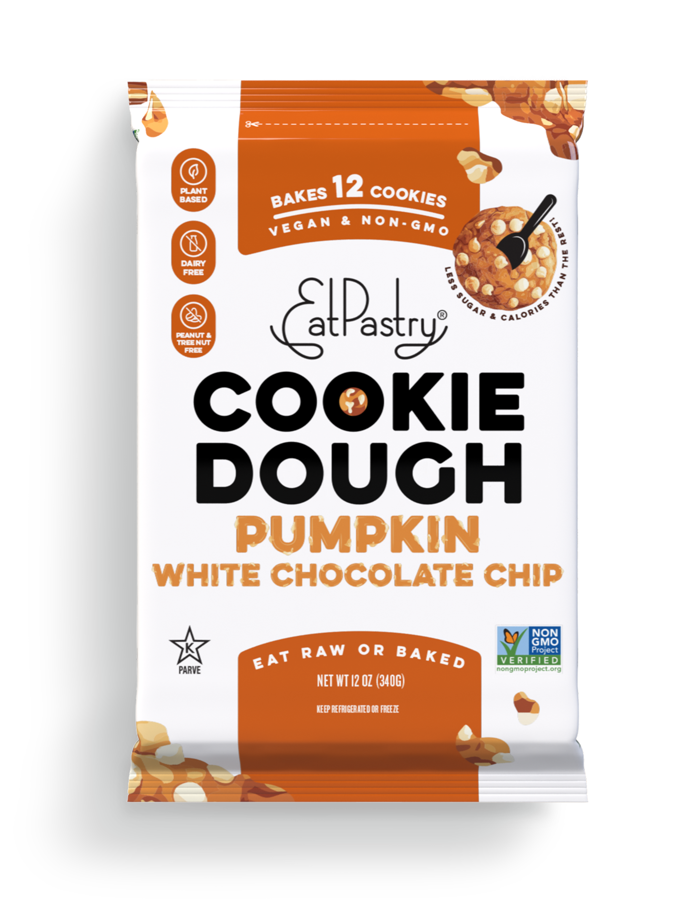 Pumpkin Spice White Chocolate Cookie Dough