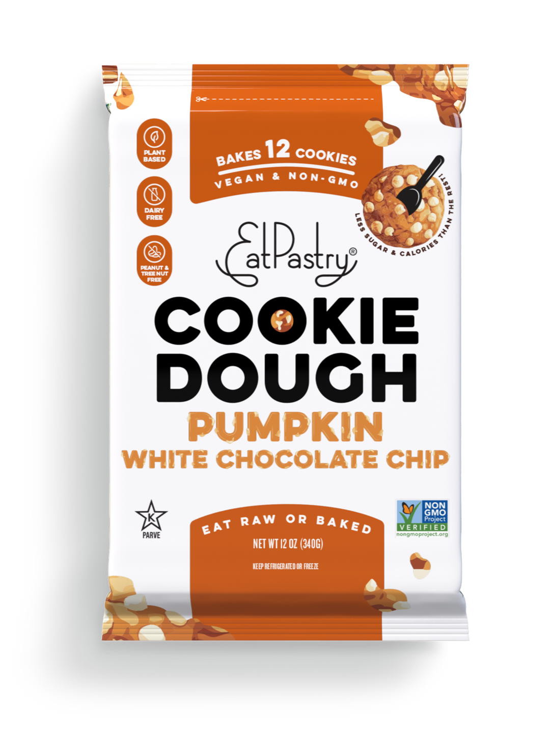 Pumpkin Spice White Chocolate Cookie Dough