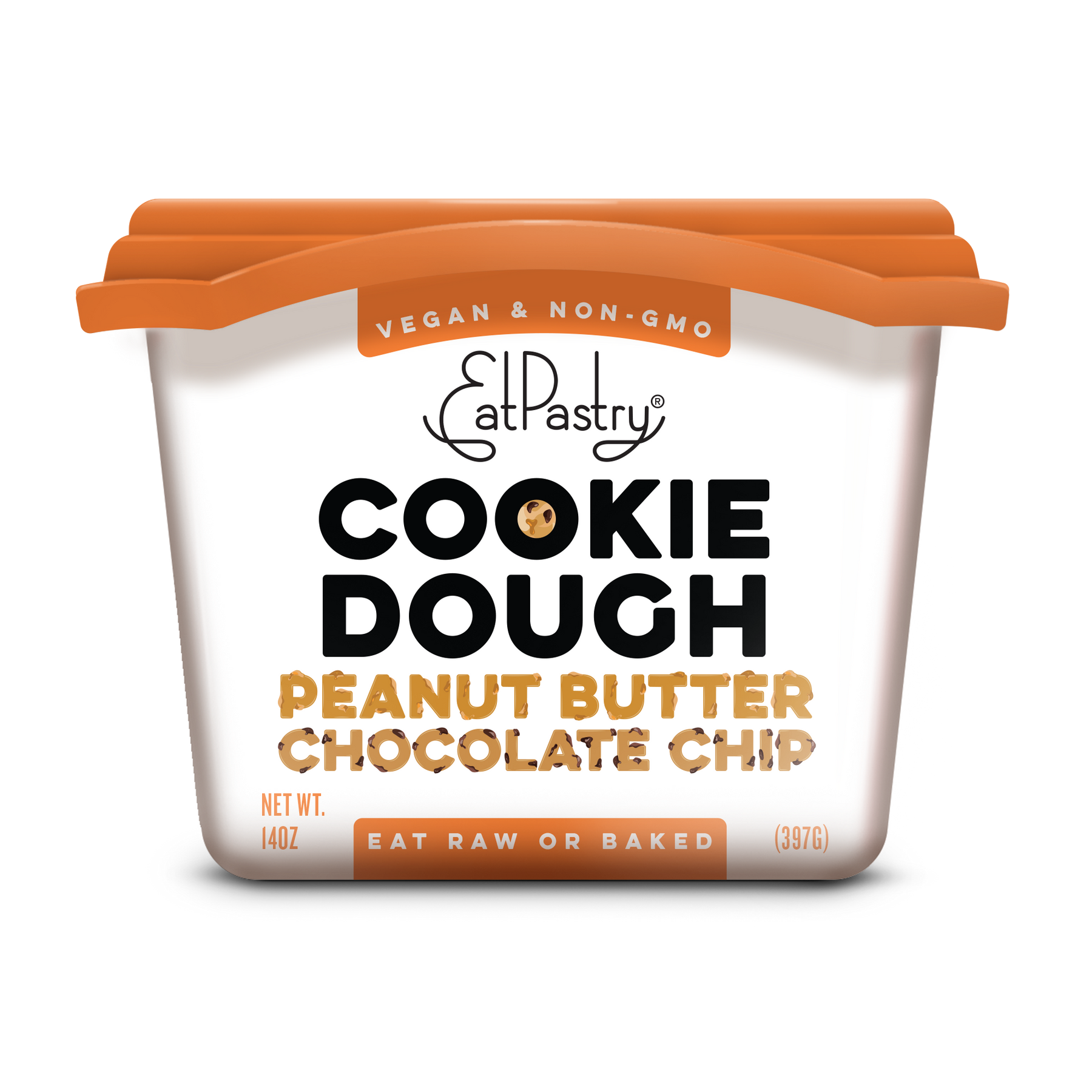 Peanut Butter Chocolate Chip Cookie Dough (6 14oz Tubs Per Case